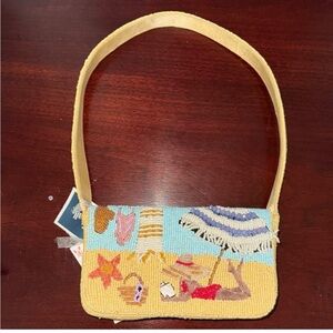 Viral beach beaded bag
